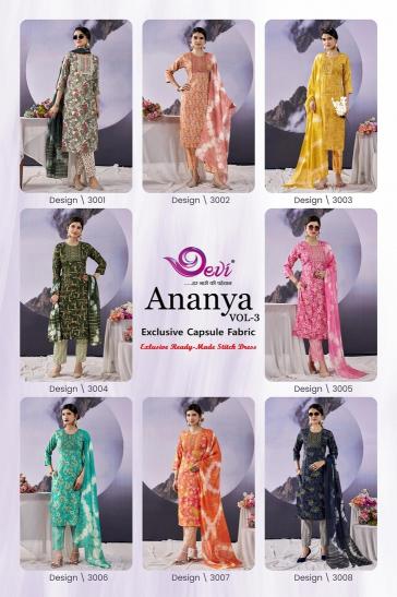 Devi ananya vol-3 readymade kurtis wholesale in surat  - wholesale export